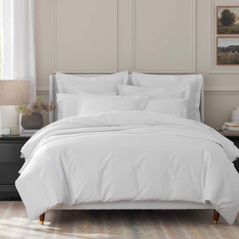 Egyptian Cotton Premium Smooth Sateen Fitted Bed Sheet - White, Twin,White