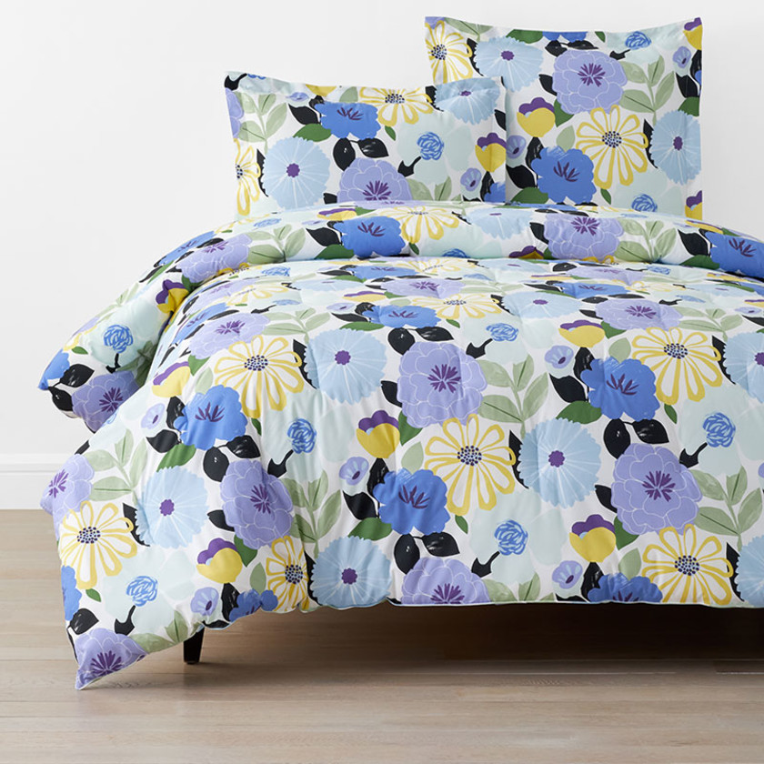 Floral Harmony Classic Cool Cotton Percale Comforter