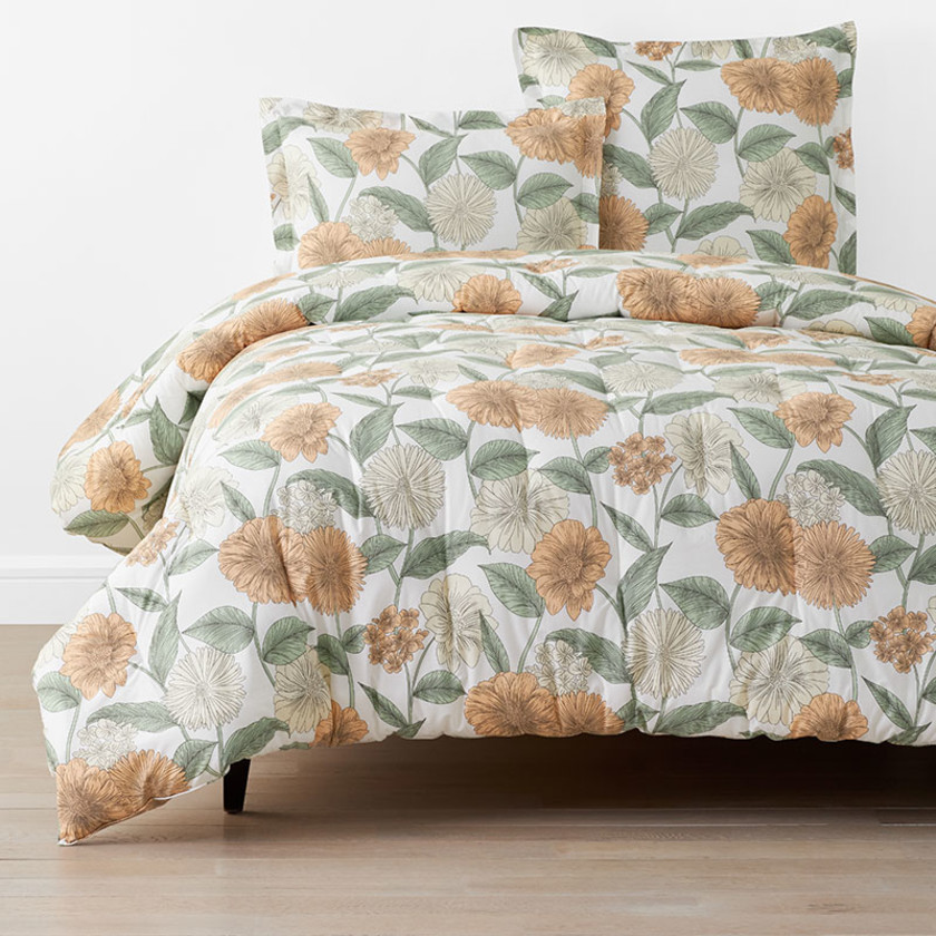 Meadow Blooms Classic Cool Cotton Percale Comforter