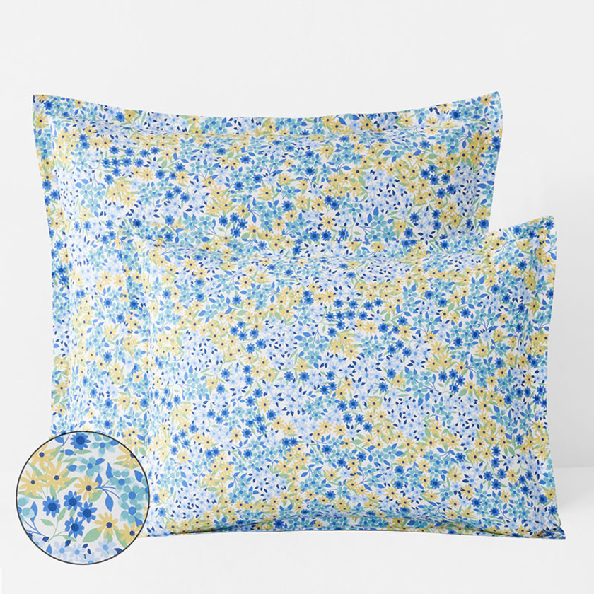 Sunshine & Blooms Classic Cool Cotton Percale Sham
