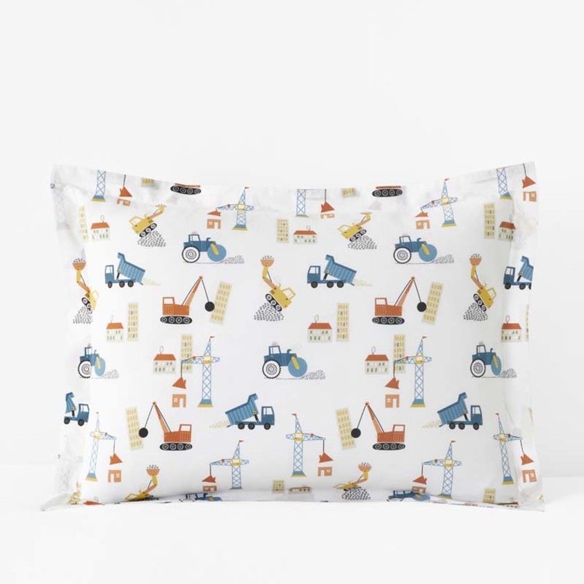 City Builders Classic Cool Organic Cotton Percale Sham
