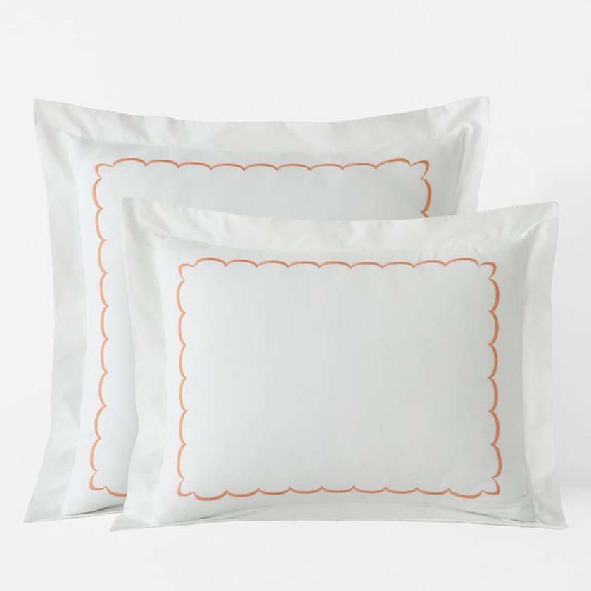 Scallop Classic Cool Cotton Percale Sham