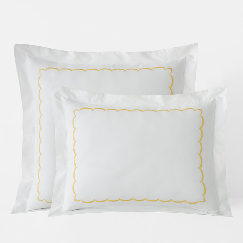 Scallop Classic Cool Cotton Percale Sham