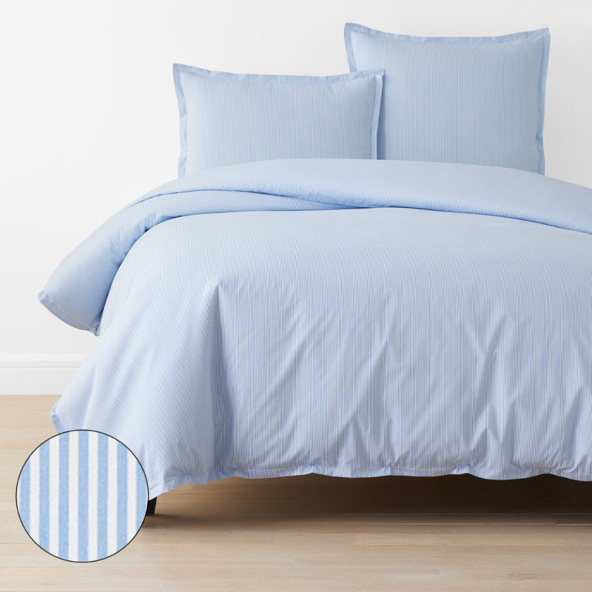Sunshine & Blooms Classic Cool Cotton Percale Duvet Cover