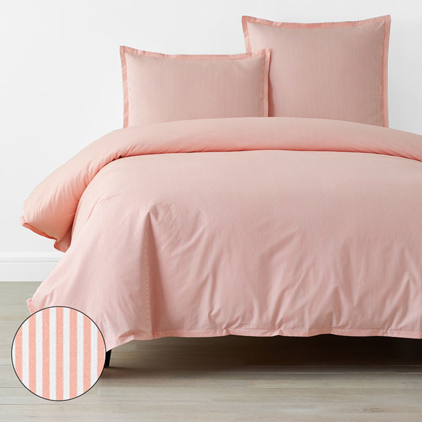 Sunshine & Blooms Classic Cool Cotton Percale Duvet Cover