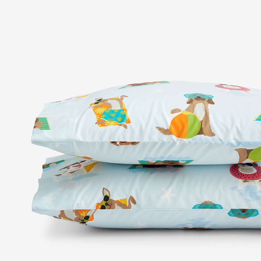 Summer Prints Classic Cool Cotton Percale Pillowcase Set