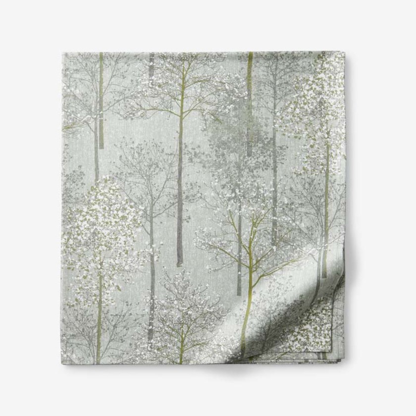 Enchanted Trees Premium Smooth Wrinkle-Free Sateen Flat Bed Sheet