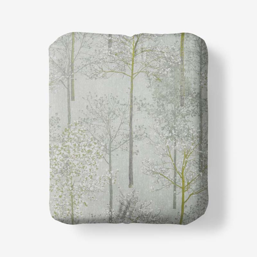 Enchanted Trees Premium Smooth Wrinkle-Free Sateen Fitted Bed Sheet