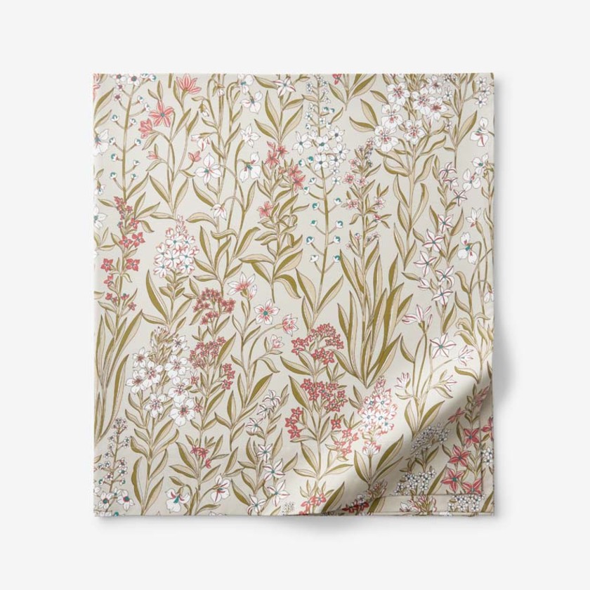 Julienne Classic Cool Cotton Percale Flat Bed Sheet