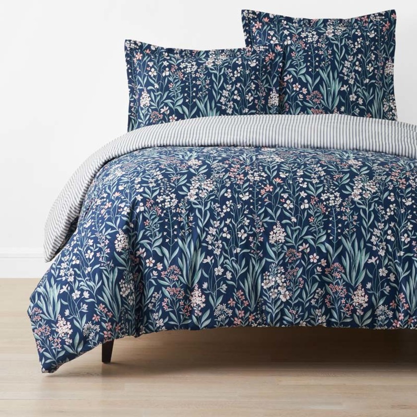 Julienne Classic Cool Cotton Percale Duvet Cover