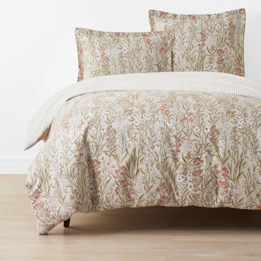 Julienne Classic Cool Cotton Percale Duvet Cover