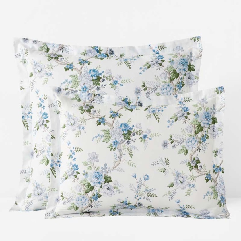 Manor Floral Premium Smooth Sateen Reversible Sham