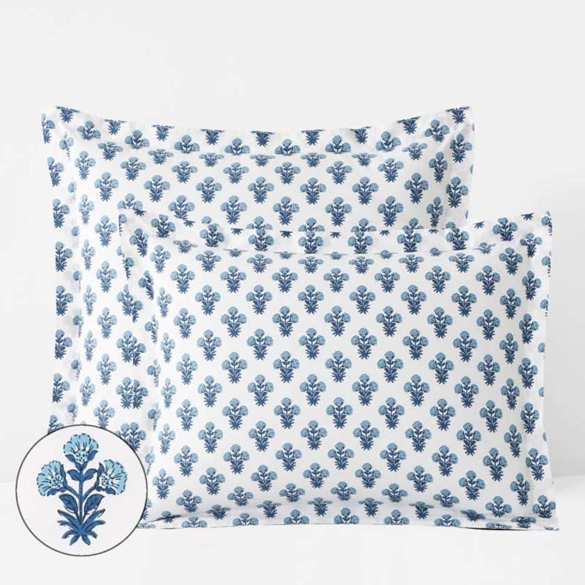 Suhana  Garment Washed Cotton Percale Sham
