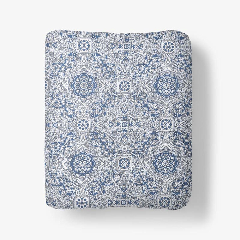 Floral Tapestry Premium Smooth Sateen Fitted Bed Sheet