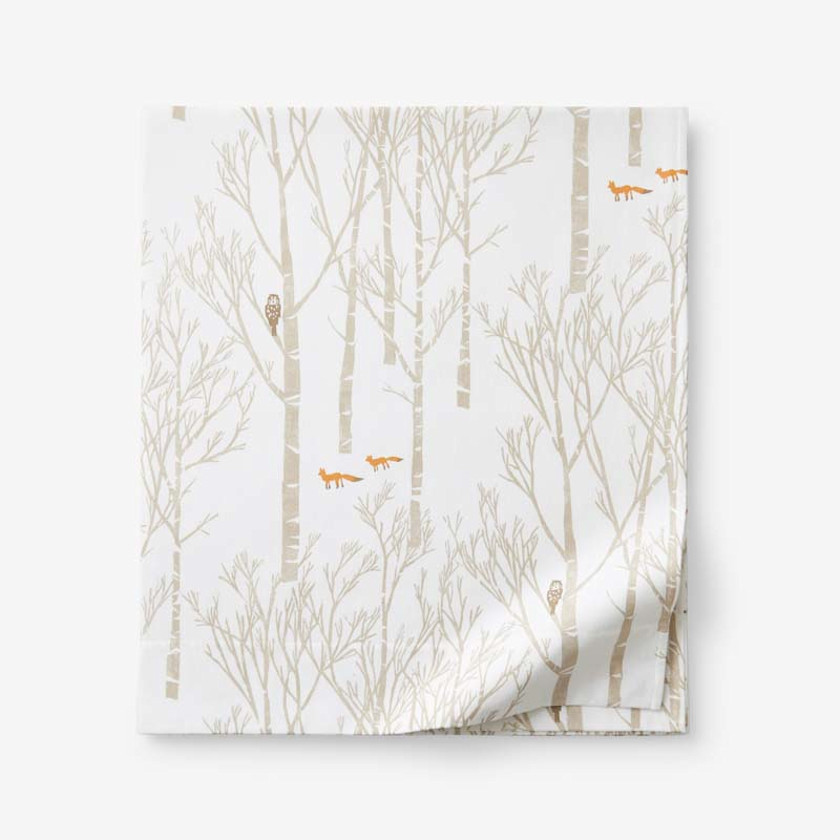 Holiday Print Classic Ultra-Cozy Cotton Velvet Flannel Flat Bed Sheet