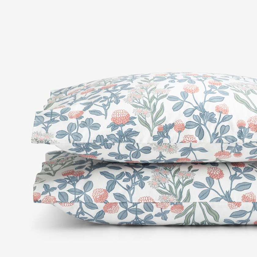 Holiday Print Classic Ultra-Cozy Cotton Velvet Flannel Pillowcase Set