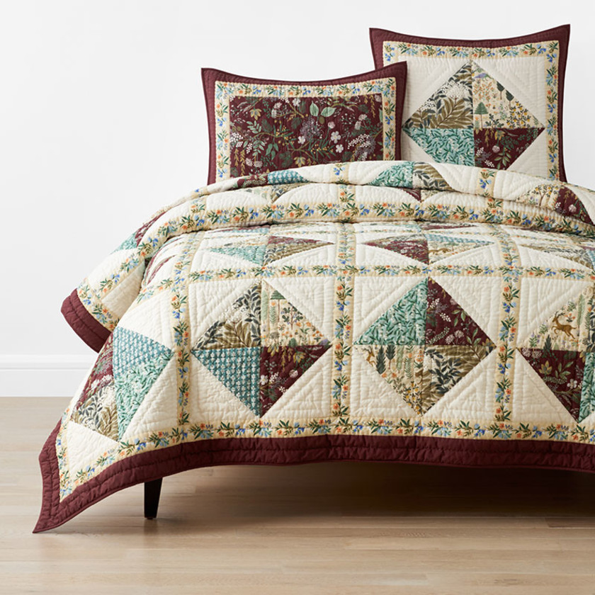 Mulberry Farm Quilt - Multi, Full/Queen,Multi