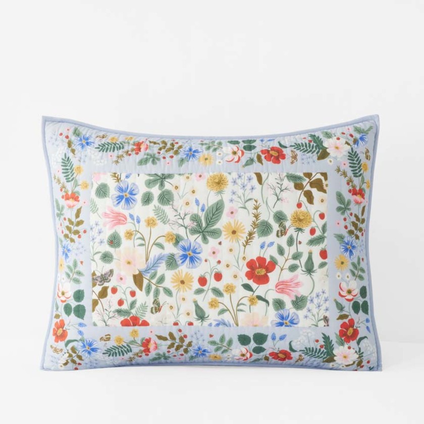 Strawberry Fields Quilted Sham