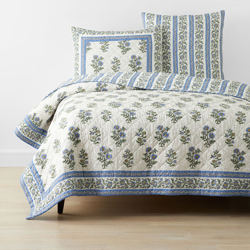 India Garden Reversible Quilt