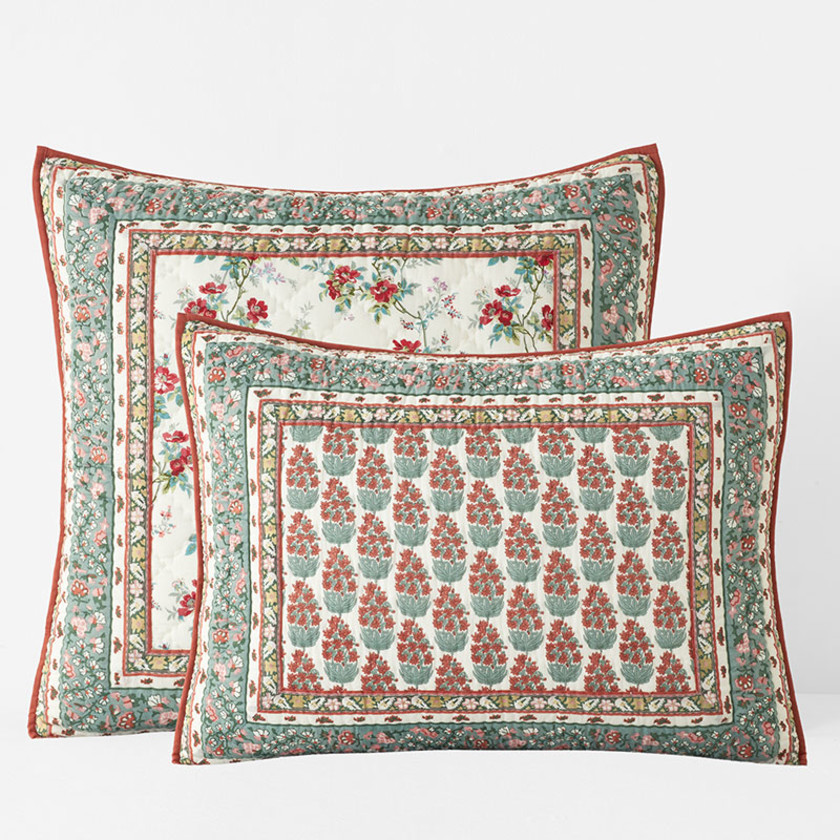 Tashi Reversible Quilted Sham