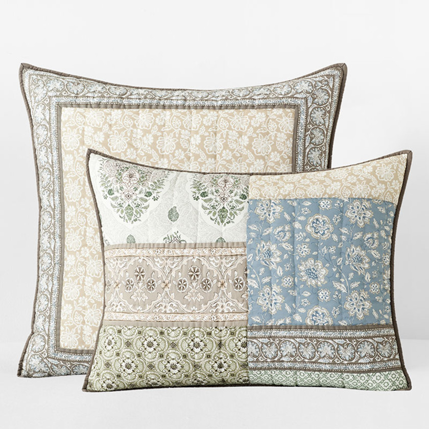 Odesa Patchwork Quilted Sham