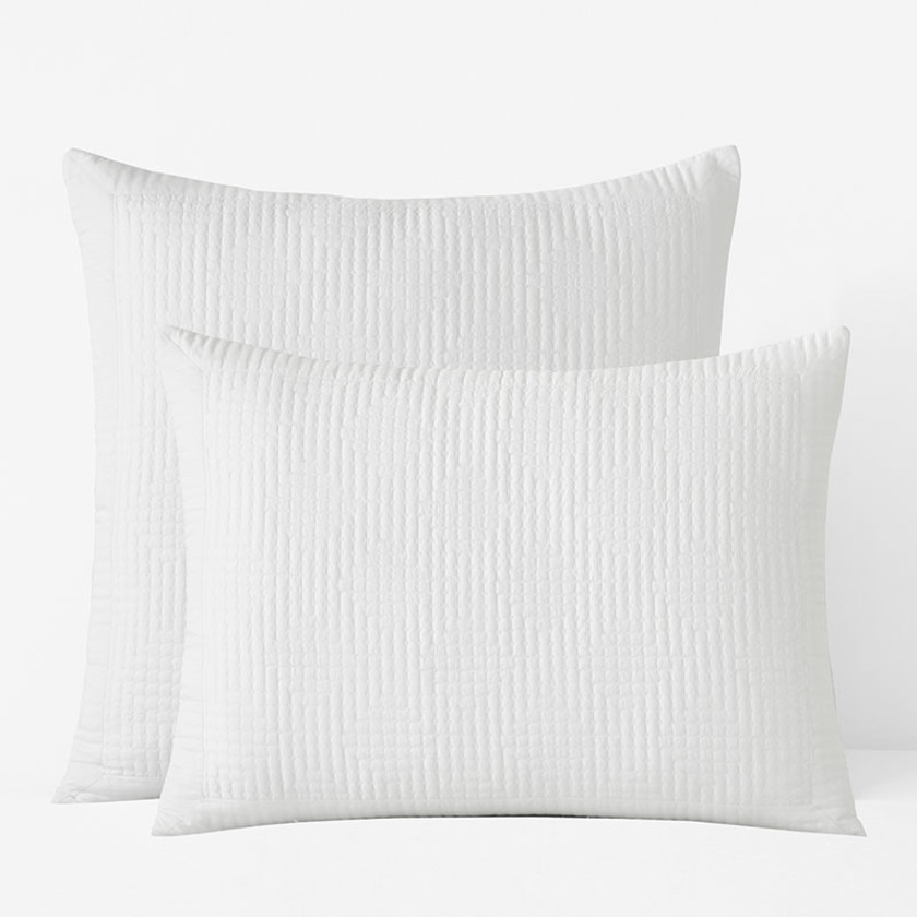 Premium Smooth Cotton Sateen Solid Quilted Sham