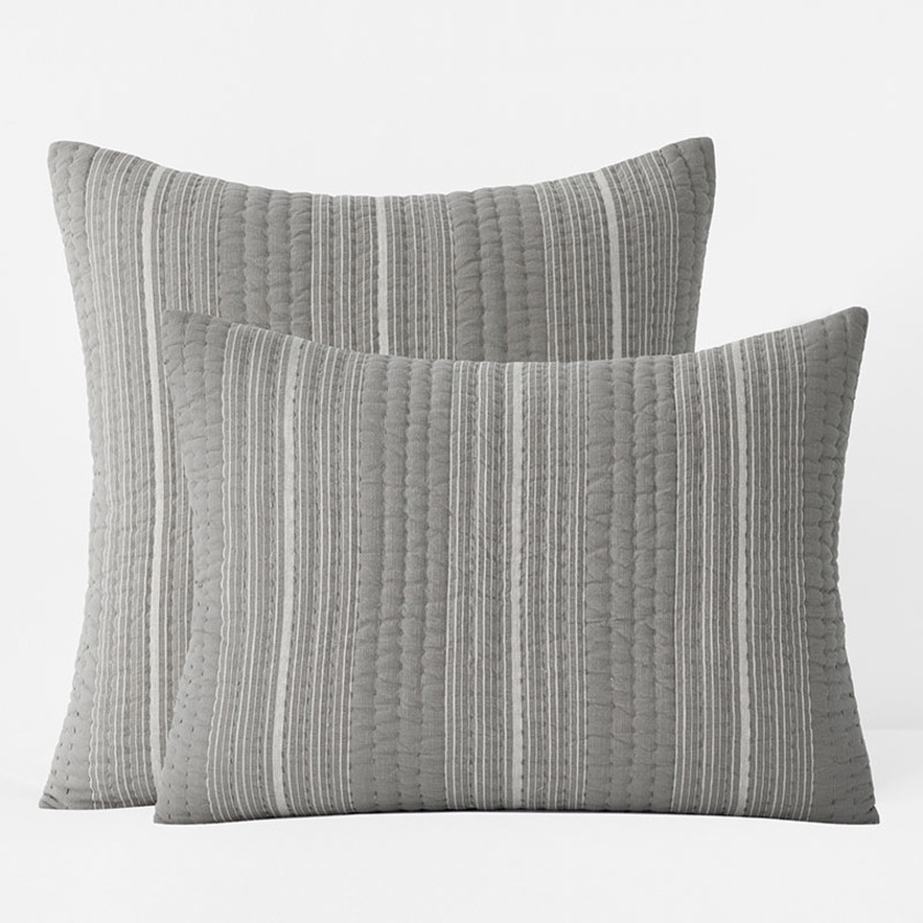 Stripe Quilted Sham