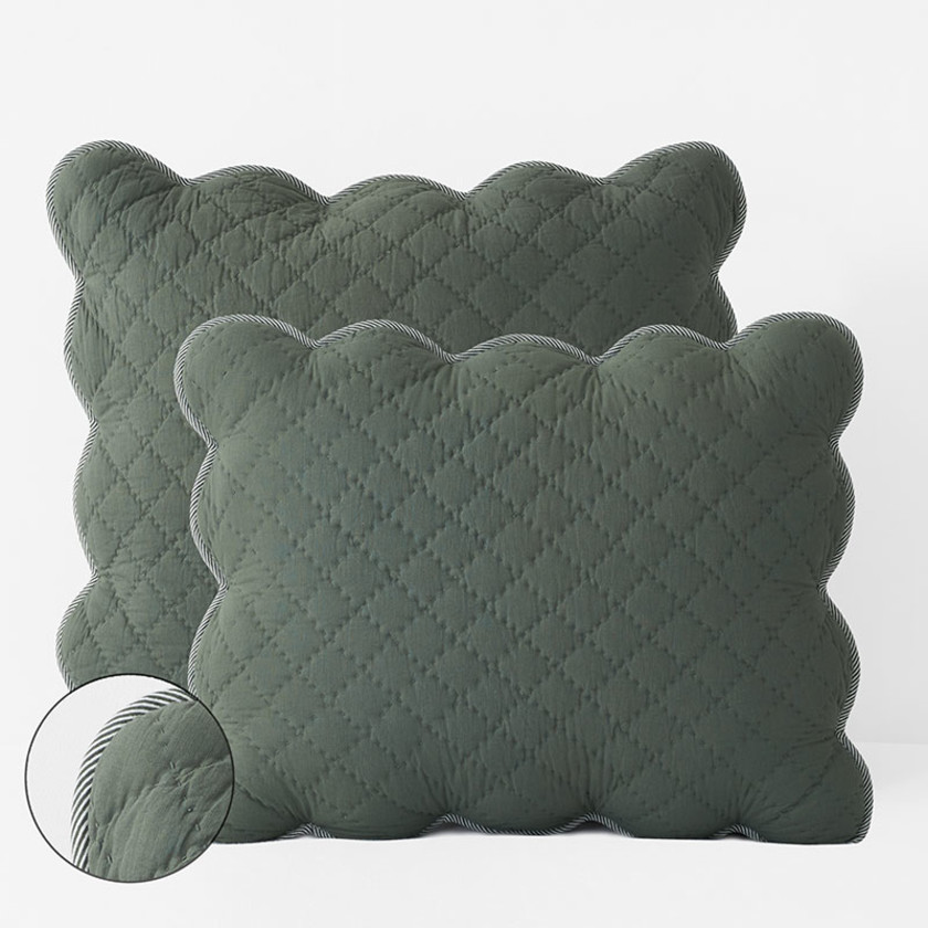 Scallop Quilted Sham
