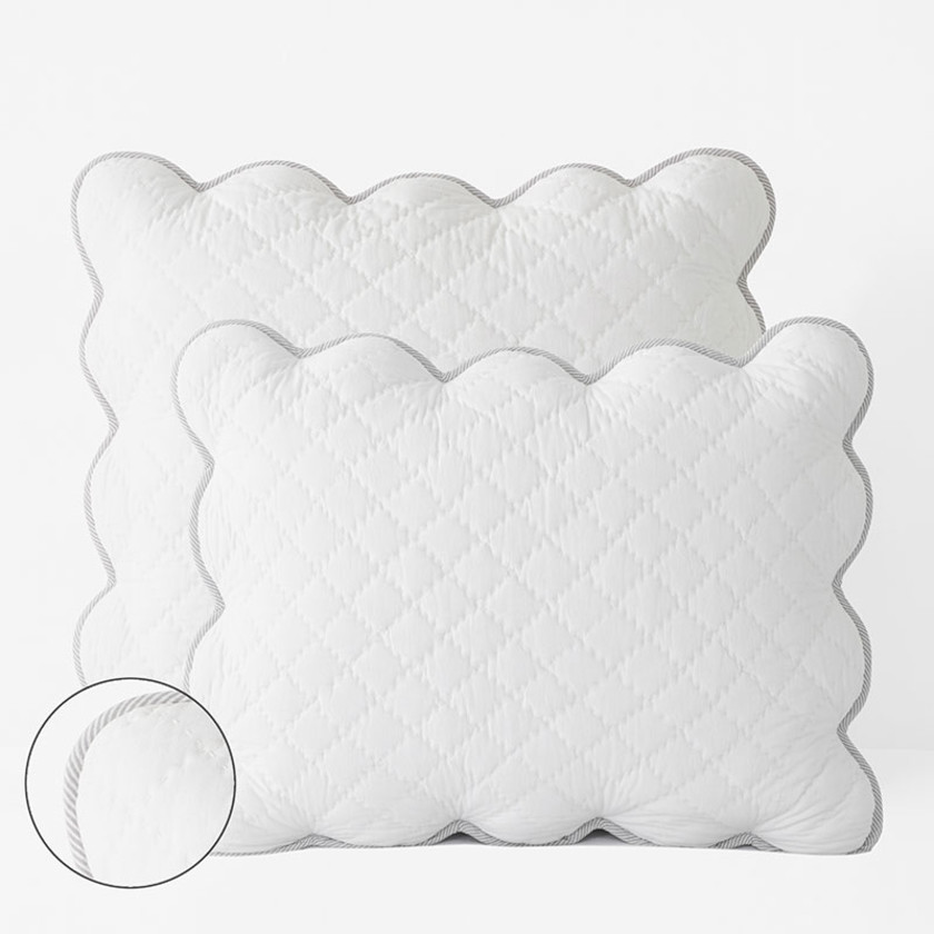 Scallop Quilted Sham