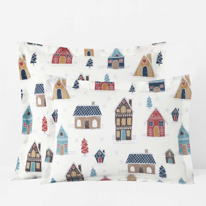 Holiday Print Classic Cool Cotton Percale Sham