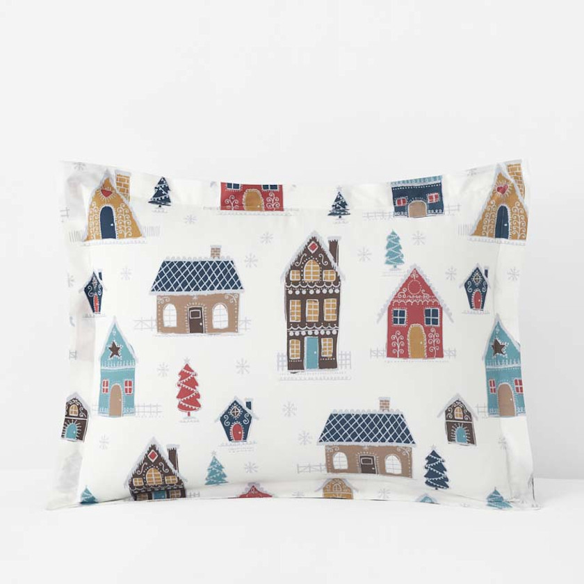 Holiday Print Classic Cool Cotton Percale Sham
