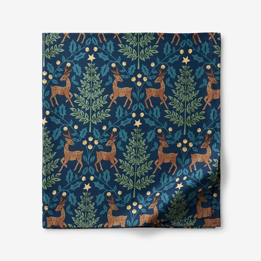 Reindeer Classic Smooth Sateen Flat Bed Sheet