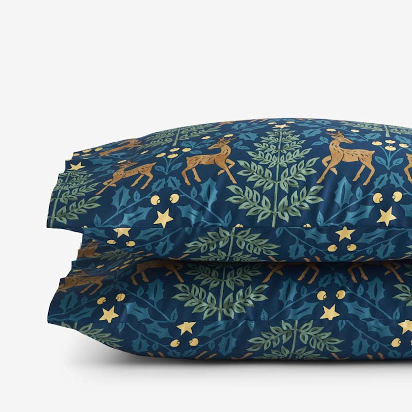 Reindeer Classic Smooth Sateen Pillowcase Set