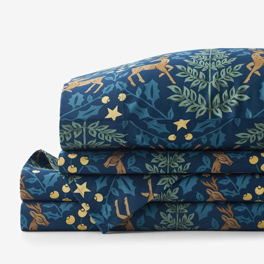 Reindeer Classic Smooth Sateen Bed Sheet Set