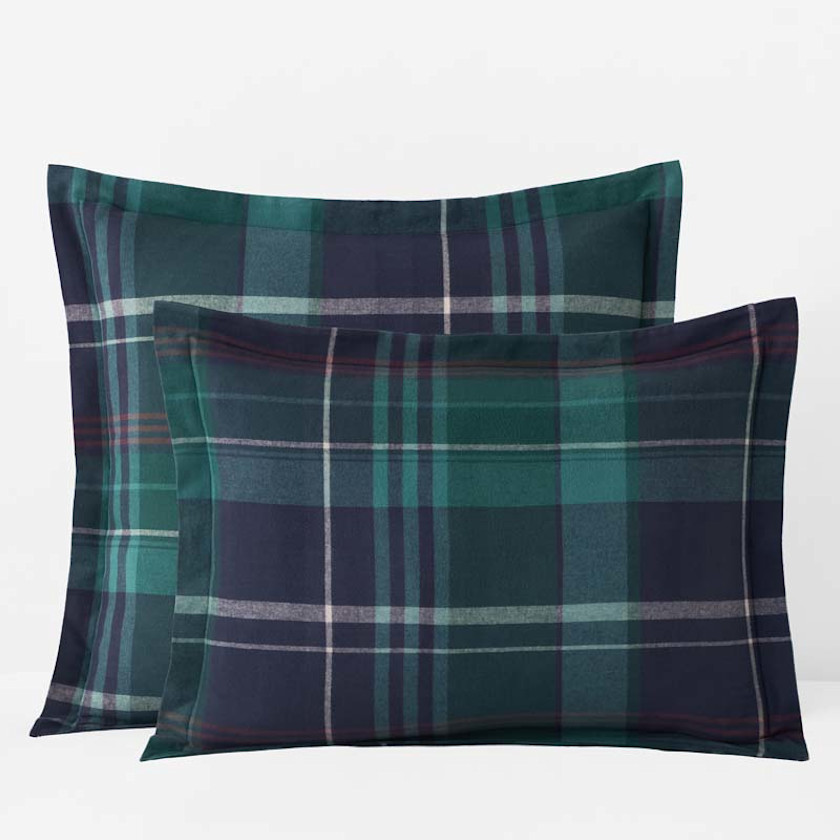 Classic Plaid Ultra-Cozy Cotton Velvet Flannel Sham