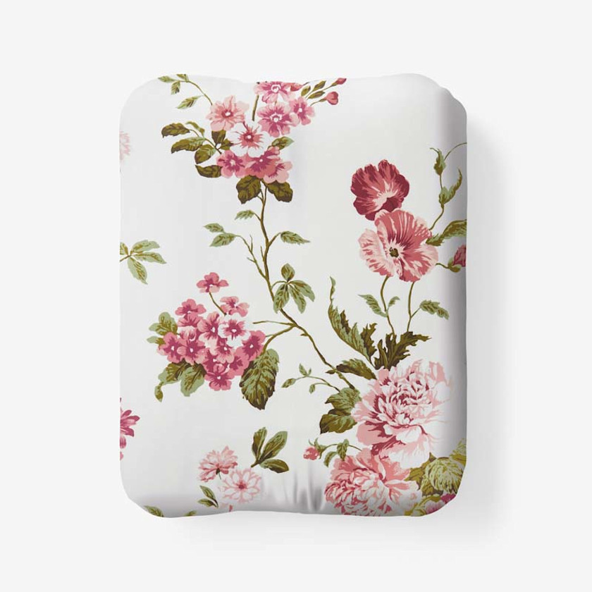 Victorian Bloom Premium Smooth Wrinkle-Free Sateen Fitted Bed Sheet