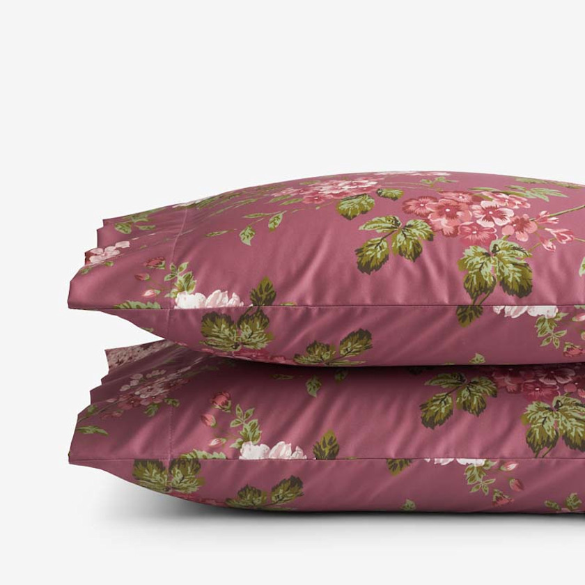 Victorian Bloom Premium Smooth Wrinkle-Free Sateen Pillowcase Set