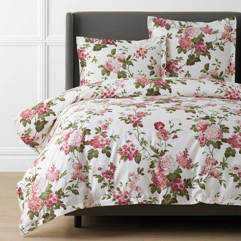 Victorian Bloom Premium Smooth Wrinkle-Free Sateen Duvet Cover