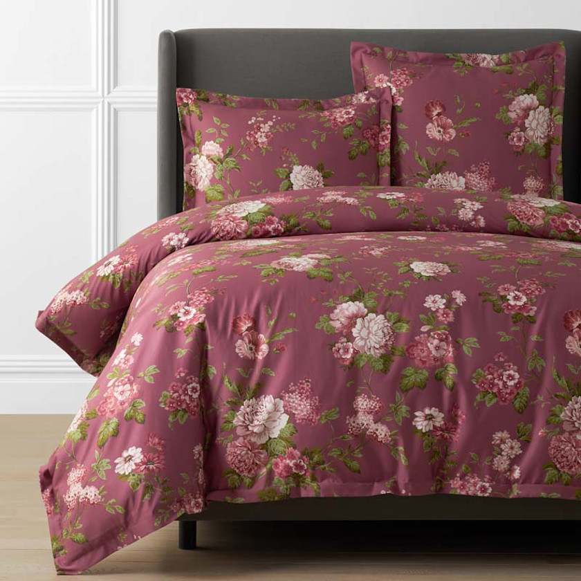 Victorian Bloom Premium Smooth Wrinkle-Free Sateen Duvet Cover