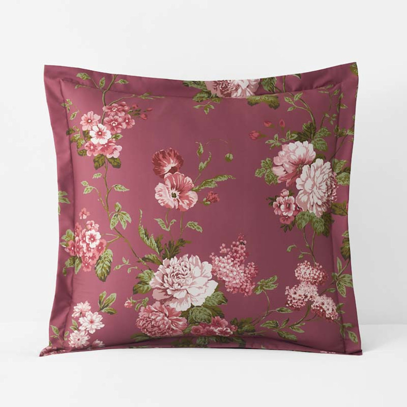 Victorian Bloom Floral Sateen Sham | The Company Store