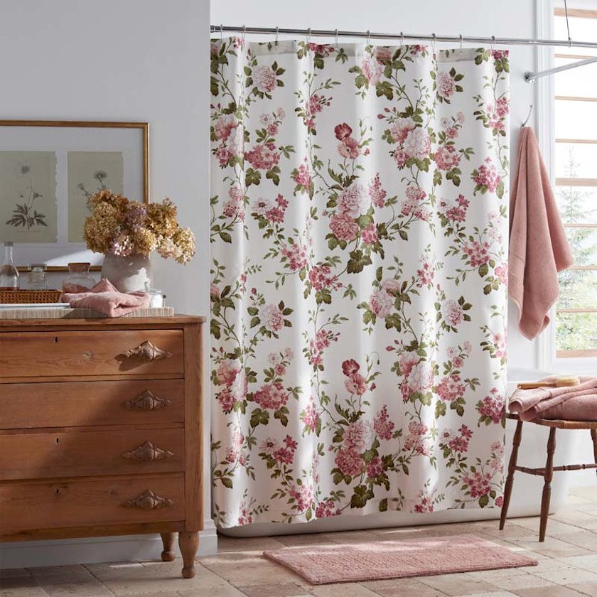 Victorian Bloom Premium Smooth Wrinkle-Free Sateen Shower Curtain