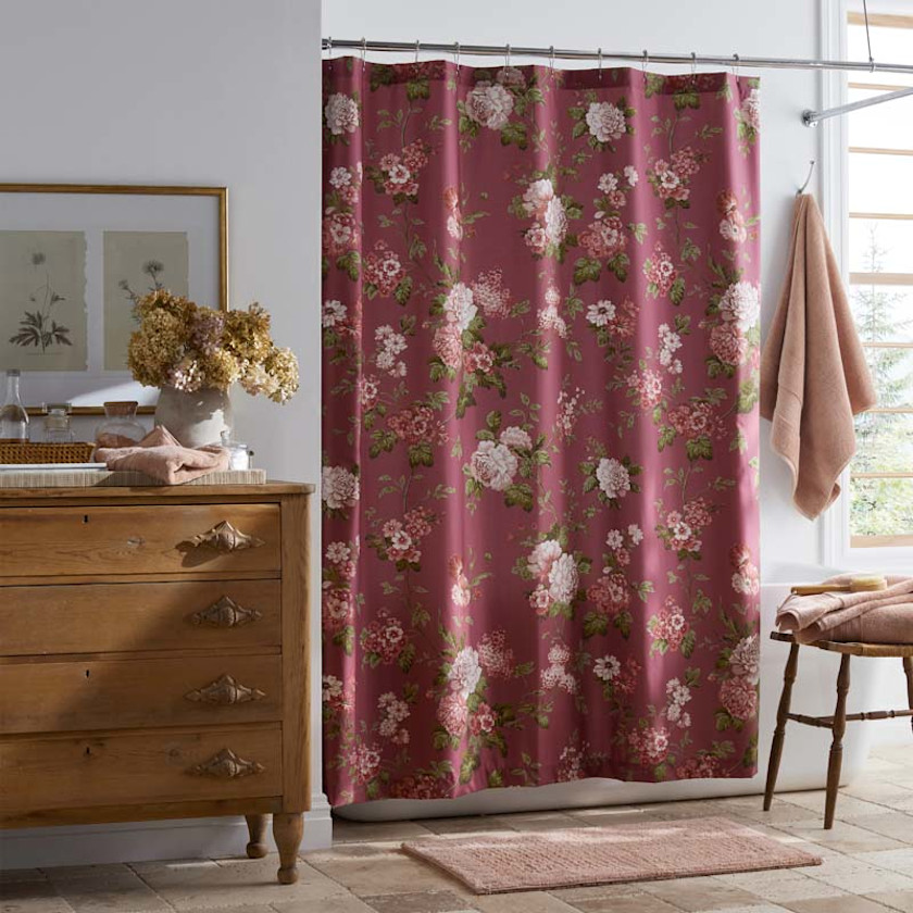Victorian Bloom Premium Smooth Wrinkle-Free Sateen Shower Curtain
