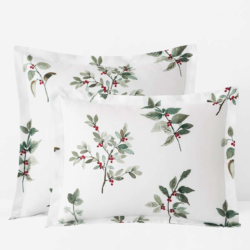 Floral Berry Classic Smooth Sateen Sham