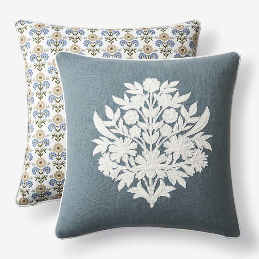 Butti Reversible Decorative Square Pillow Cover