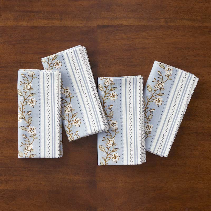 Floral Napkins, Set of 4