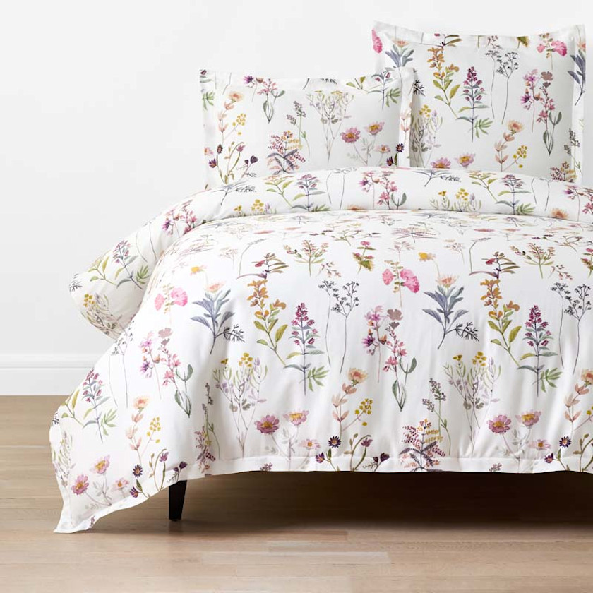 Blooming Garden Classic Smooth Sateen Duvet Cover