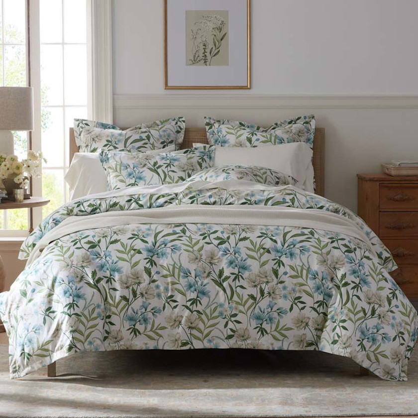 Gardenia Mist Premium Smooth Wrinkle-Free Sateen Bed Sheet Set,Cream Multi