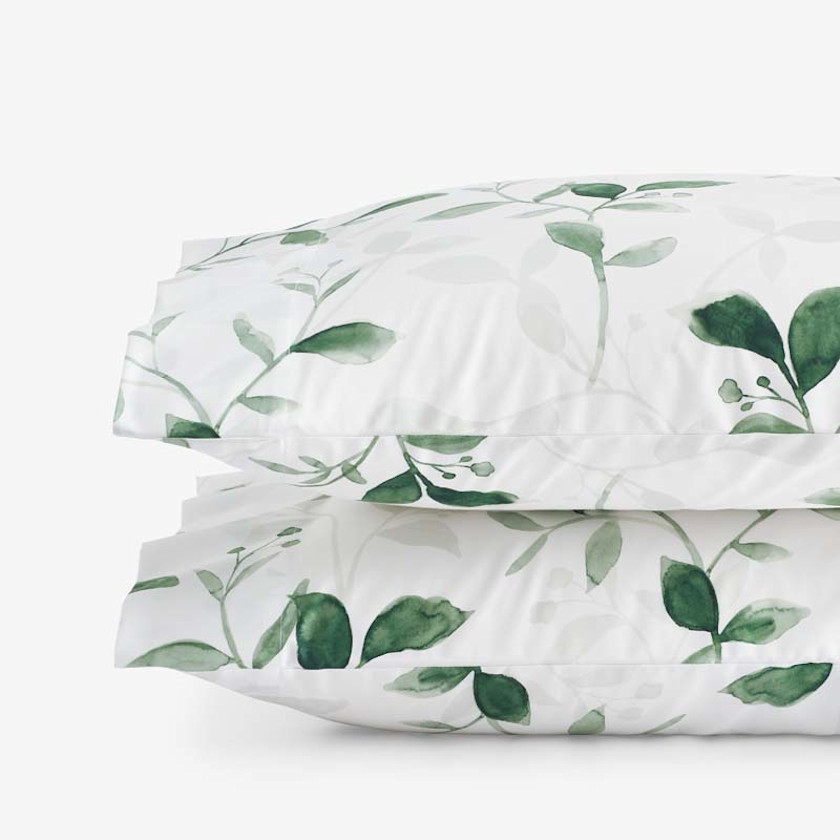 Botanic Meadow Premium Smooth Wrinkle-Free Sateen Pillowcase Set