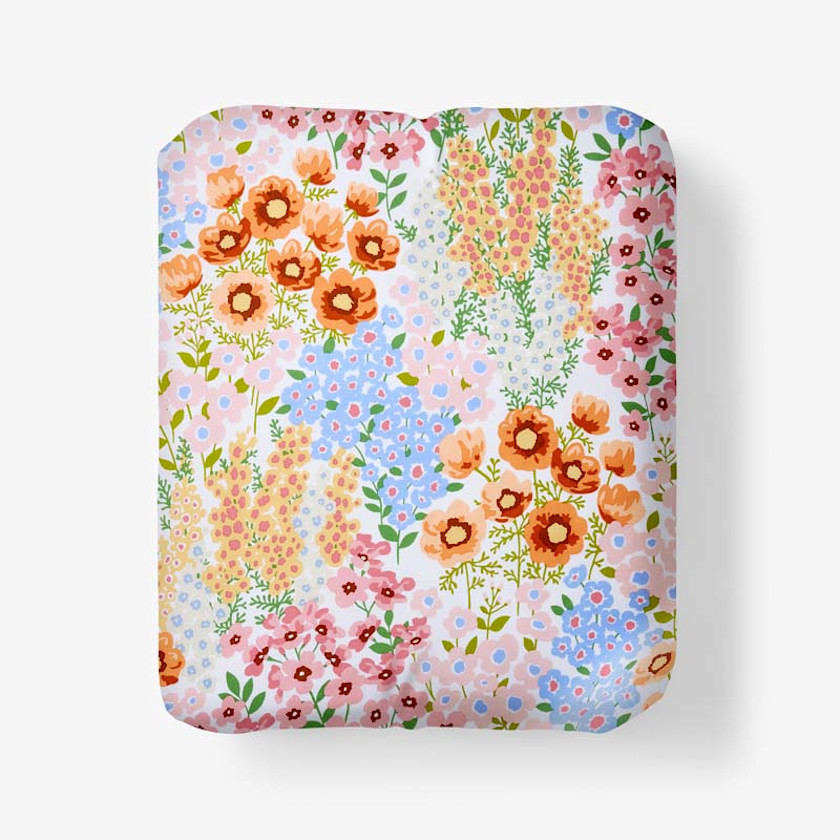 Garden Jubilee Classic Cool Cotton Percale Fitted Bed Sheet