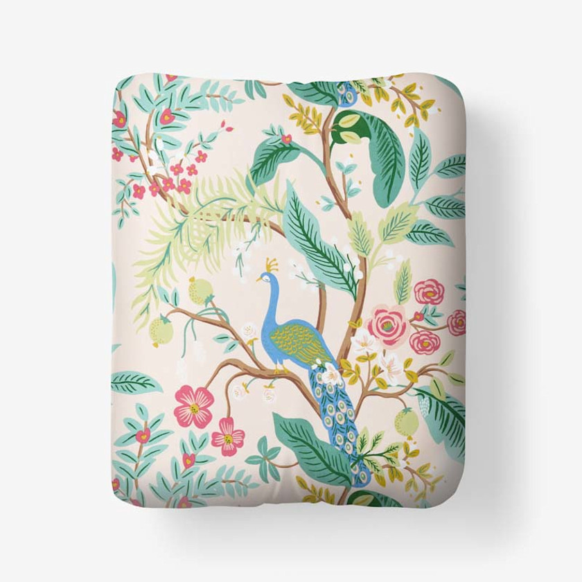 Peacock Classic Smooth Sateen Fitted Bed Sheet